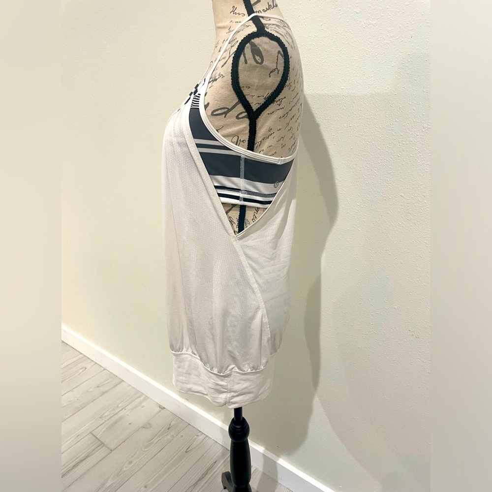 Lululemon Athletica White Muscle Tee - Picture 3 of 5